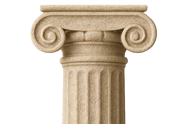 Eine griechische Säule